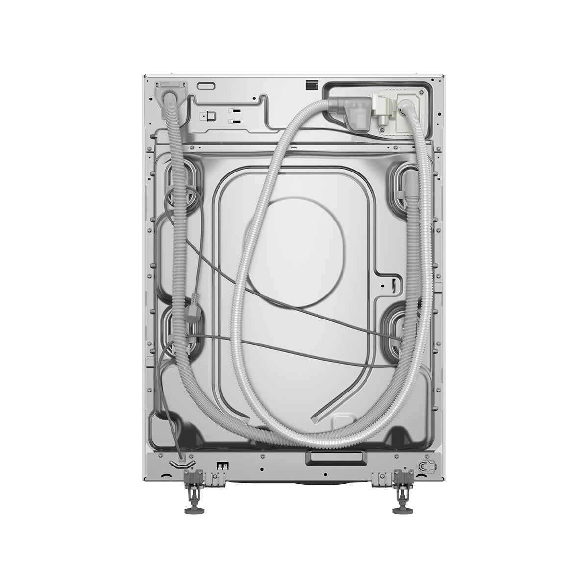 NEFF W543BX2GB Built-In Washing Machine, 8Kg, 1400 rpm, 59.6cm Wide - White