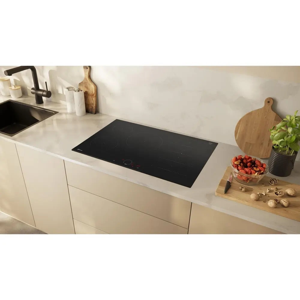 Neff T68FHV4L0 80cm 5-Zone Flex Induction Hob, Black
