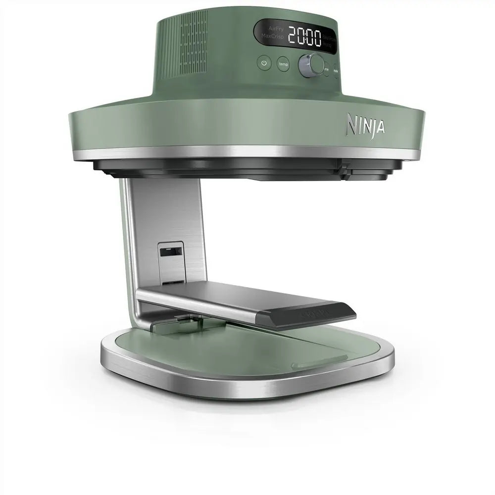 Ninja AS090UKGN CRISPi PRO 5-in-1 XL Glass Air Fryer, Moss Green