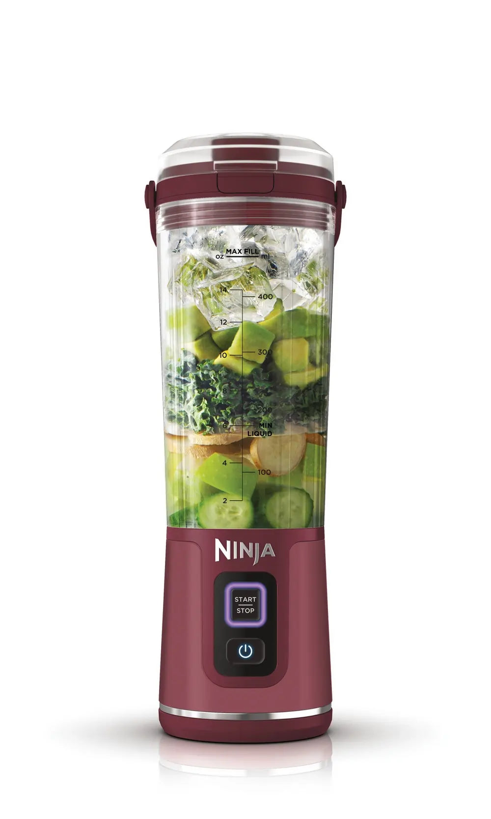 Ninja Blast BC151UKCR Cordless Portable Blender, Cranberry