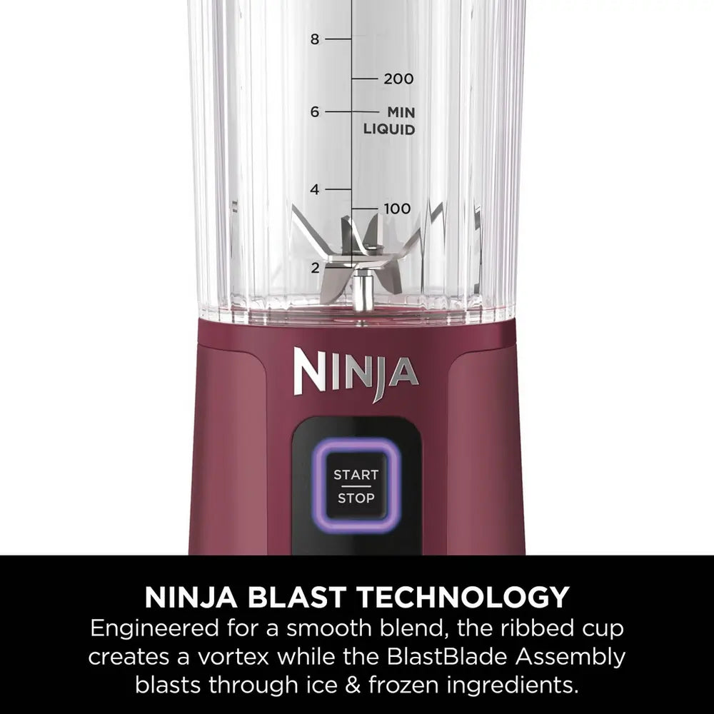 Ninja Blast BC151UKCR Cordless Portable Blender, Cranberry