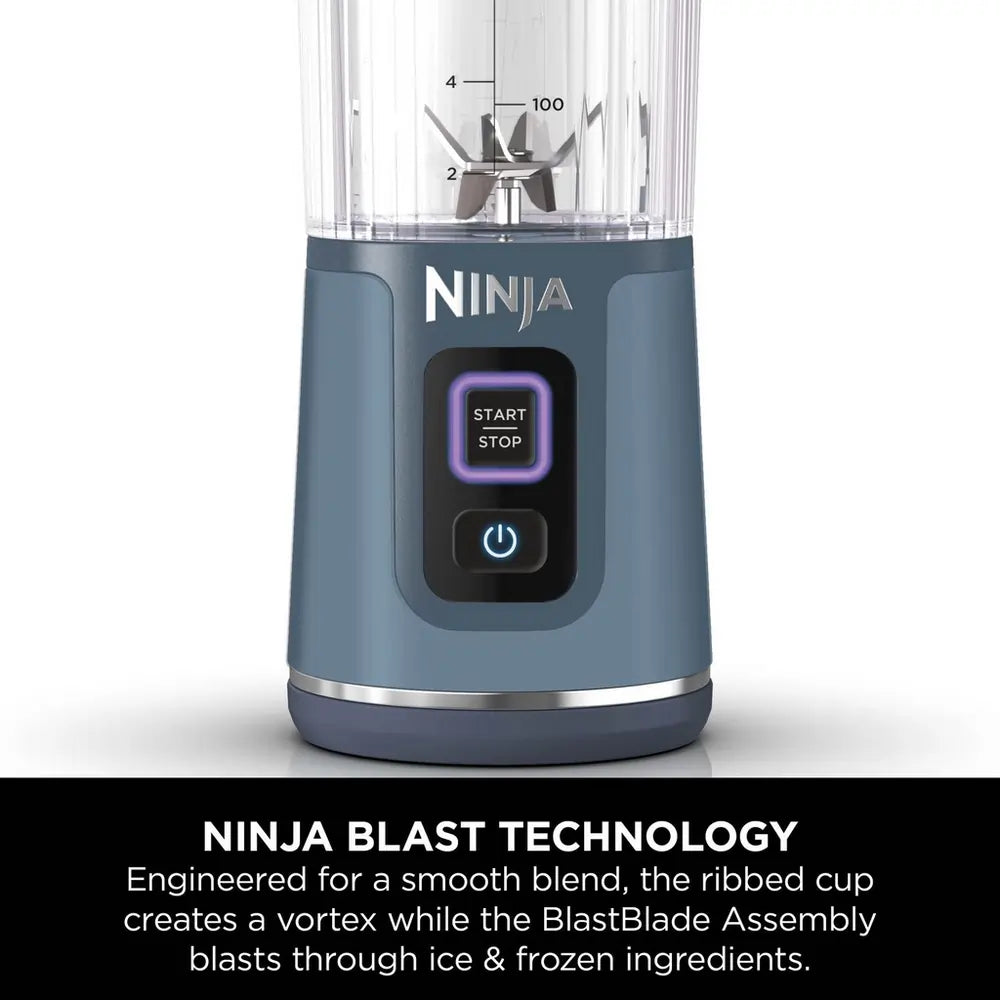 Ninja Blast BC151UKNV Cordless Portable Blender, Denim Blue