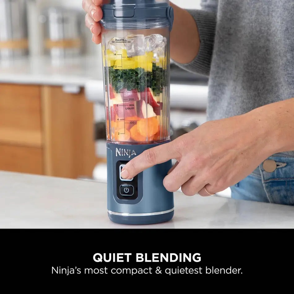 Ninja Blast BC151UKNV Cordless Portable Blender, Denim Blue