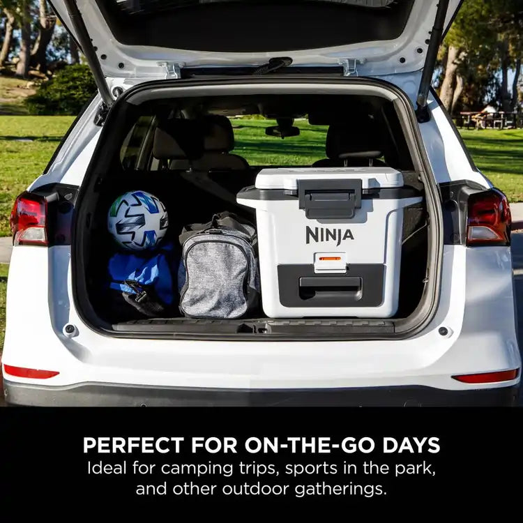 Ninja FB131UKWH FrostVault 28 Litre Hard Cooler with Dry Zone, White