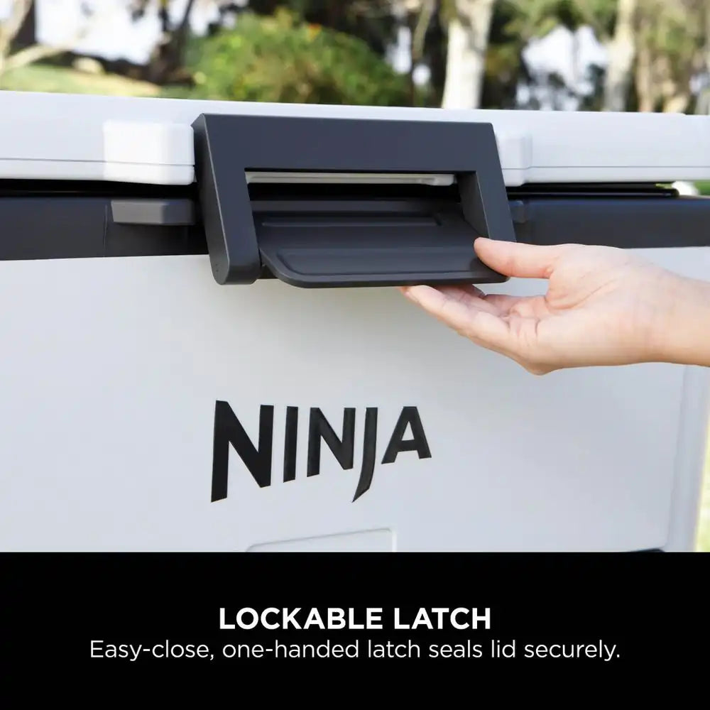 Ninja FB151UKWH FrostVault 47 Litre Hard Cooler with Dry Zone, Cloud White