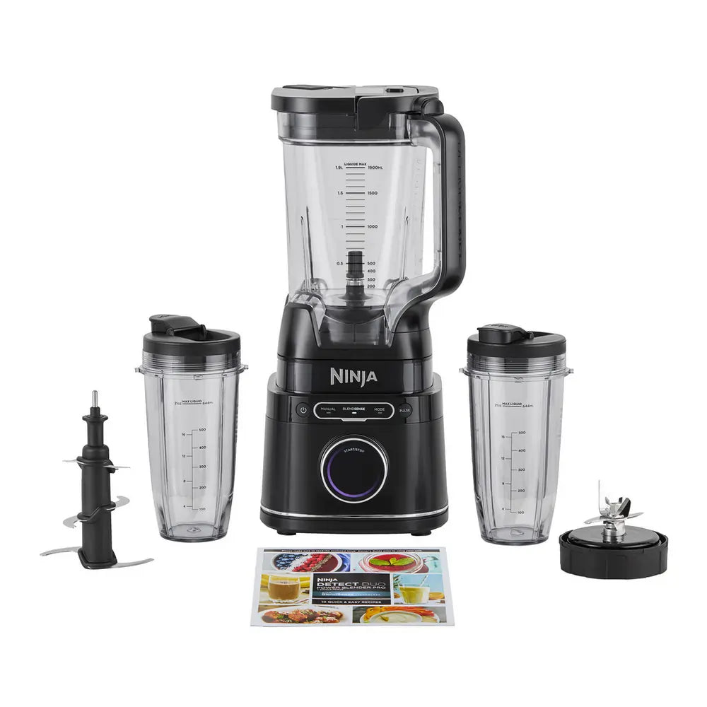Ninja TB301UK Detect Duo Power Blender Pro + Single Serve - Black -