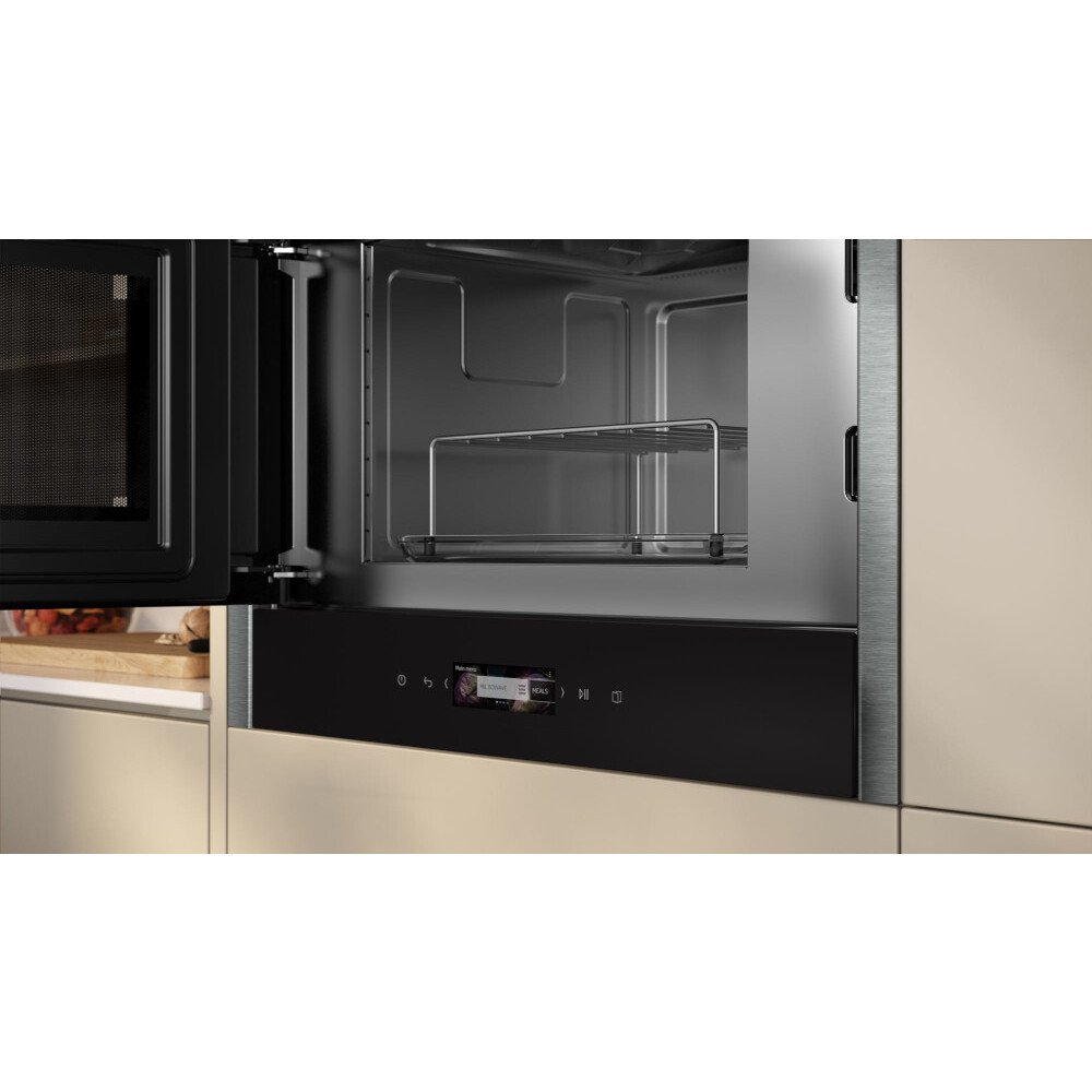 Neff NL4GR31G1B N70 Built-In Microwave with Grill, Graphite