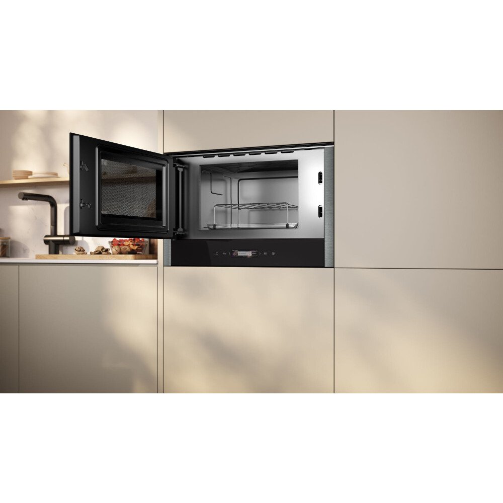 Neff NL4GR31G1B N70 Built-In Microwave with Grill, Graphite
