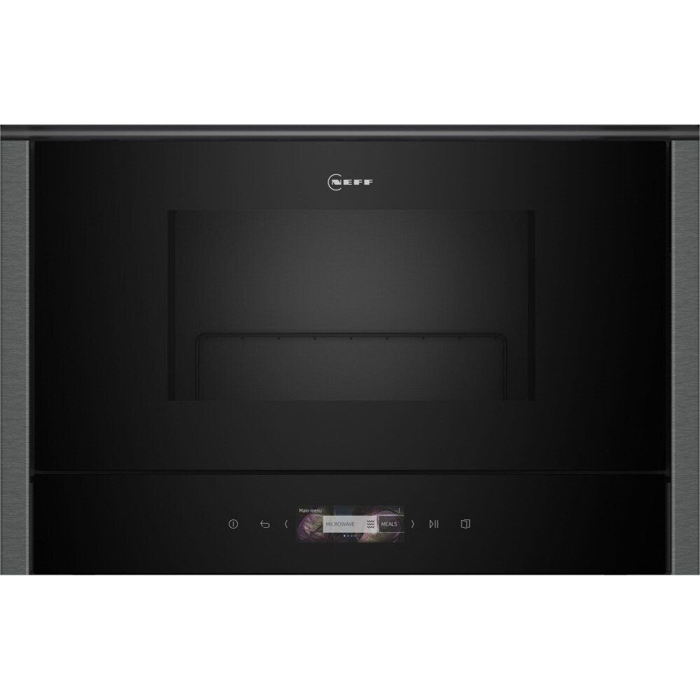 Neff NL4GR31G1B N70 Built-In Microwave with Grill, Graphite