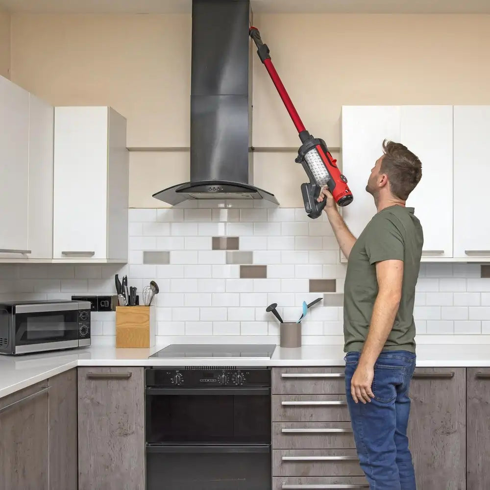 Numatic 916177 Henry Quick Cordless Vacuum Cleaner With Up To 60 Minutes Run Time, Red