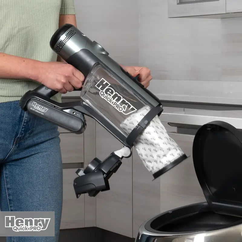 Numatic 919149 Henry Quick Pro Cordless Dry Vacuum Cleaner, Grey