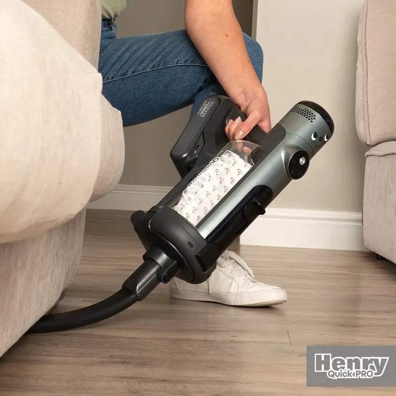 Numatic 919149 Henry Quick Pro Cordless Dry Vacuum Cleaner, Grey