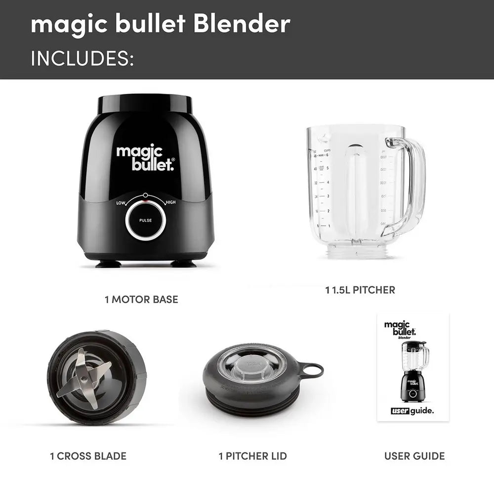 Nutribullet NBF-10B Magic Bullet Blender, Black