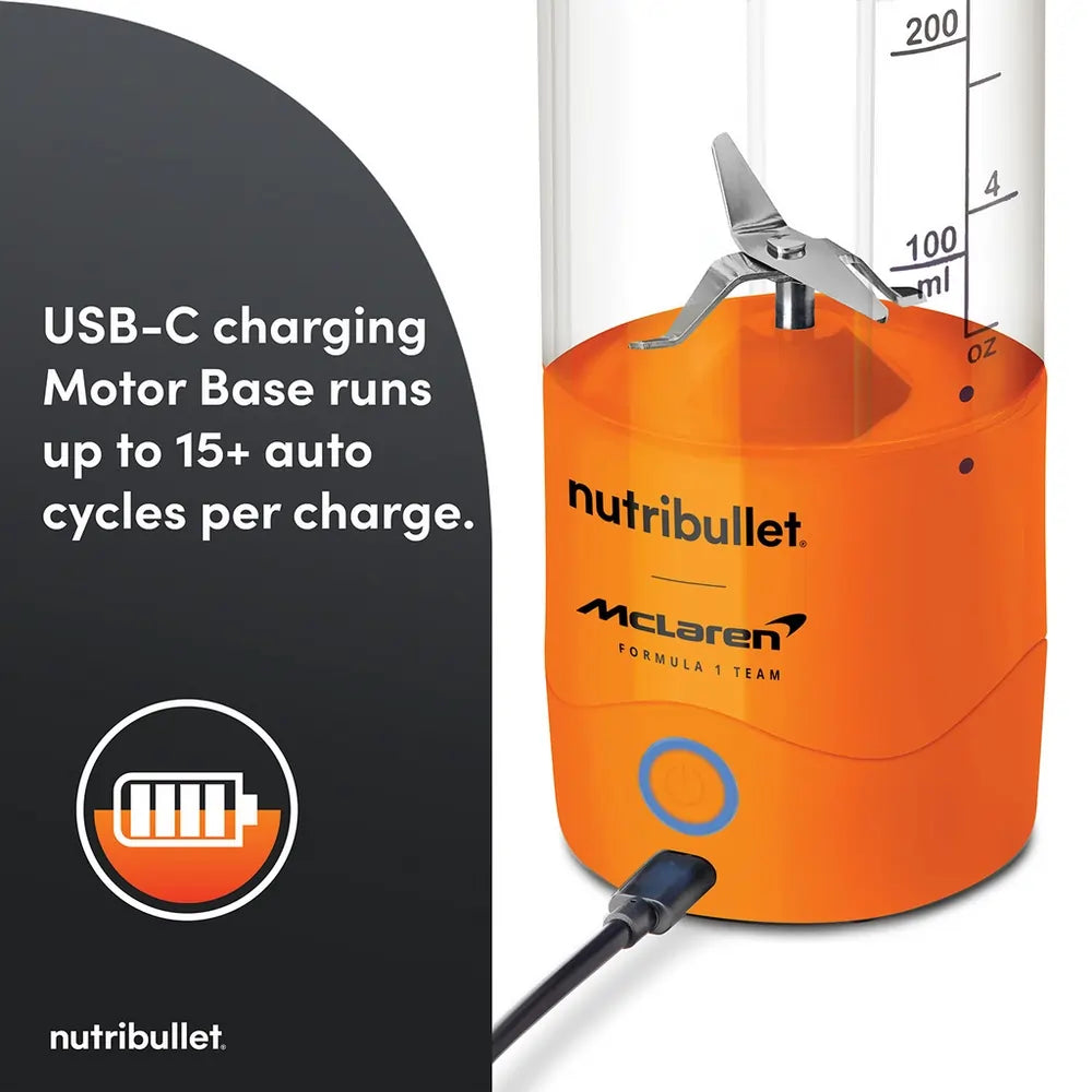 Nutribullet NBG-200 McLaren Portable Blender, Papaya
