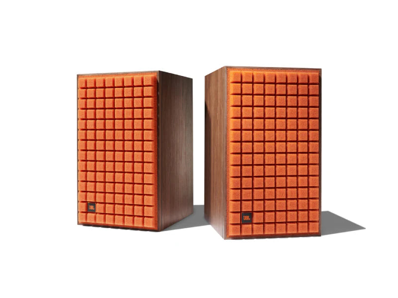 JBL L52-ORG Pair of 2-Way 5.25 Inch Classic Bookshelf Loudspeakers, Orange