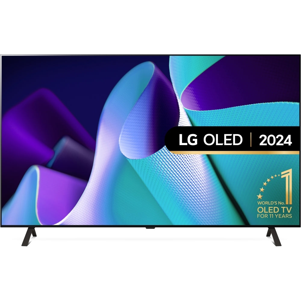 LG OLED77B42LA 77" OLED B4 4K Smart TV, 4K Ultra HD, Black, F Rated