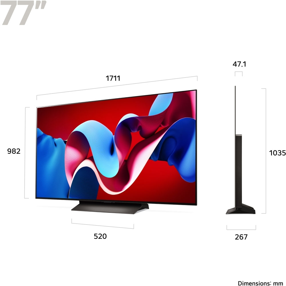 LG OLED77C46LAAEK 77" 4K OLED EVO Smart TV -