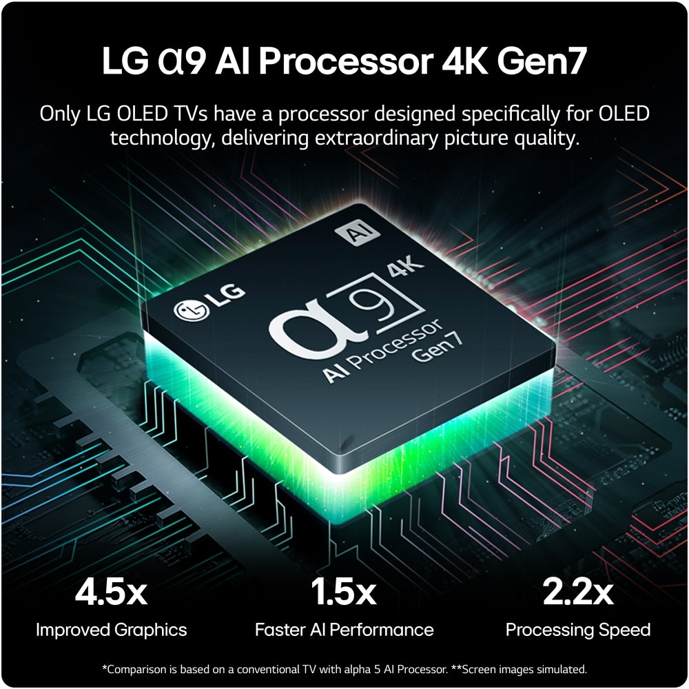 LG OLED77C46LAAEK 77" 4K OLED EVO Smart TV -