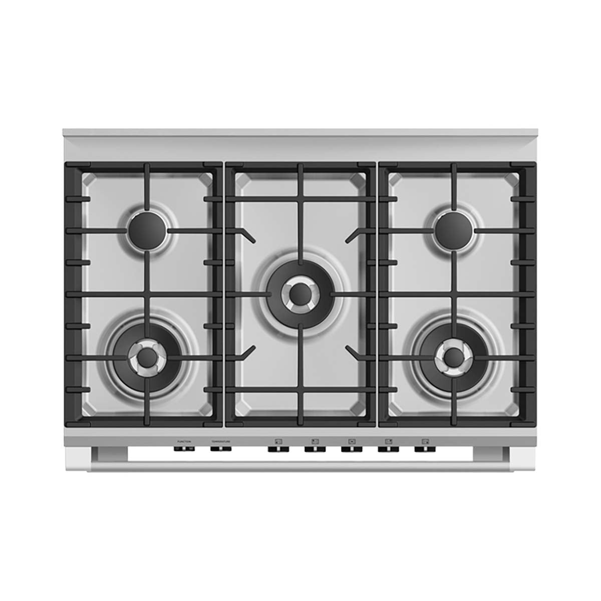 Fisher & Paykel OR90SCG4B1 Series 7 Classic Freestanding 5 Burner Dual Fuel Range Cooker, 89.7cm Wide - Black