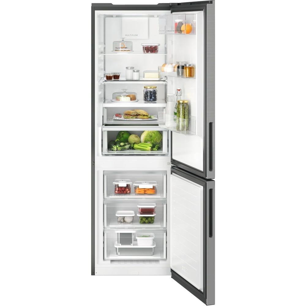 AEG ORC7P321DX Freestanding 70/30 Fridge Freezer Frost Free,Silver,D Rated