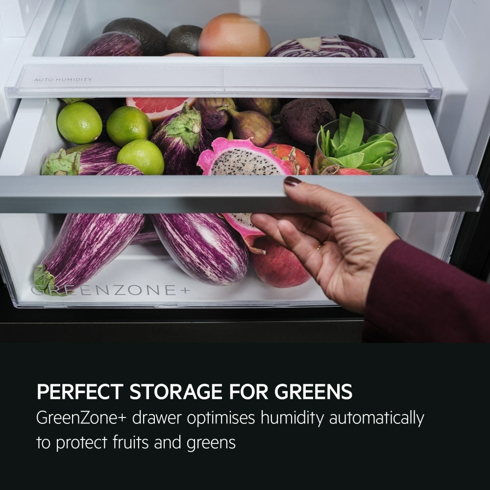 AEG ORC7P321DX Freestanding 70/30 Fridge Freezer Frost Free,Silver,D Rated