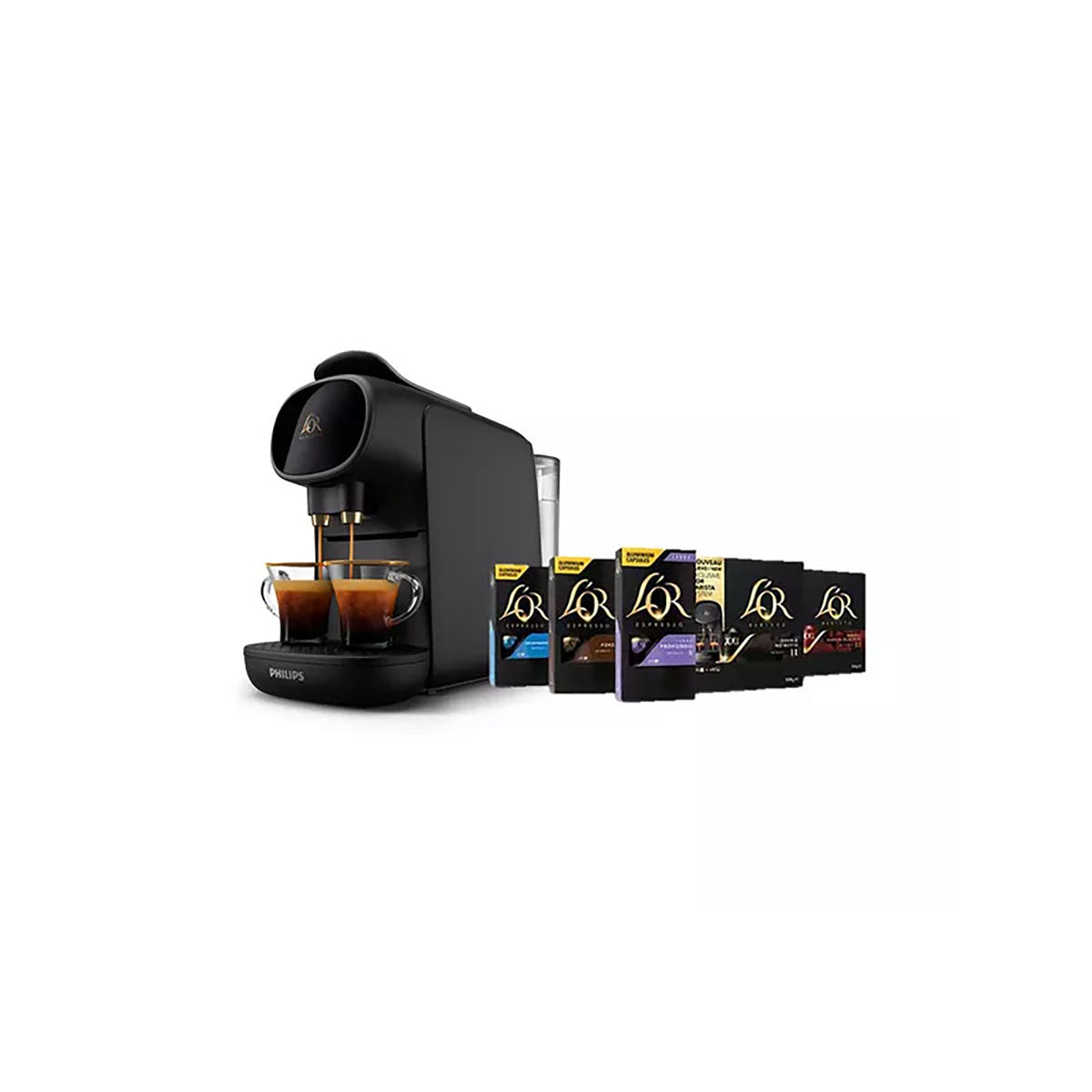 L'OR By Philips Barista Sublime LM9012 Capsule Coffee Machine With 50 Capsules, Black