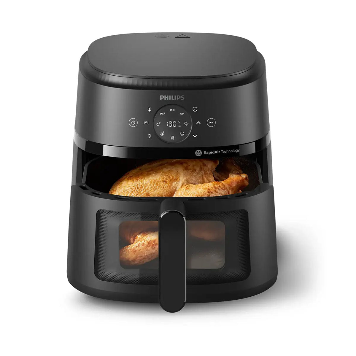 Philips NA230 2000 Series 6.2 Litre Single Basket Air Fryer, Black