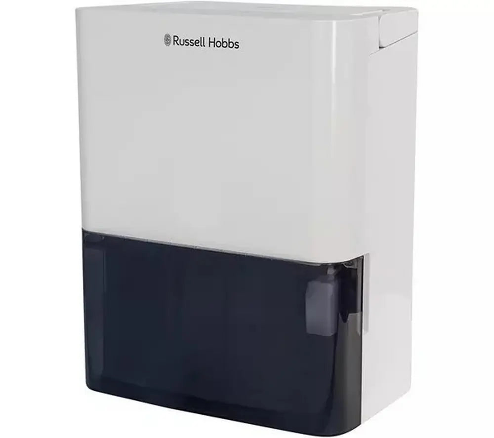 Russell Hobbs RHDH1001 10 Litre Dehumidifier With 2 Litre Water Tank, White & Black