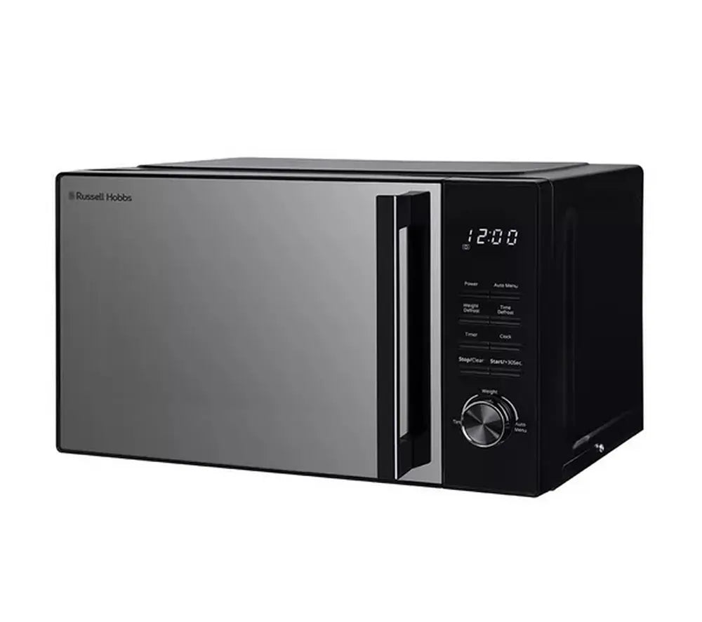 Russell Hobbs RHFM2365B 800W 23 Litre Flatbed Digital Microwave Oven, Black