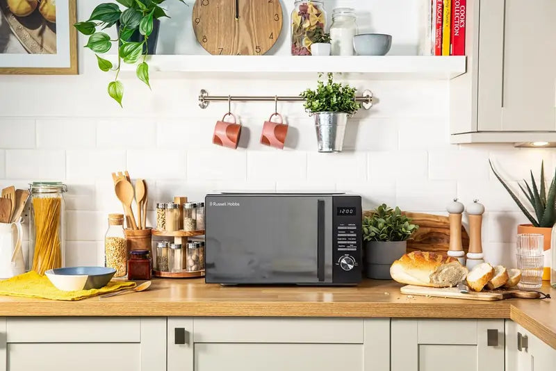 Russell Hobbs RHM2346B 23 Litres Combination Microwave Oven, Black