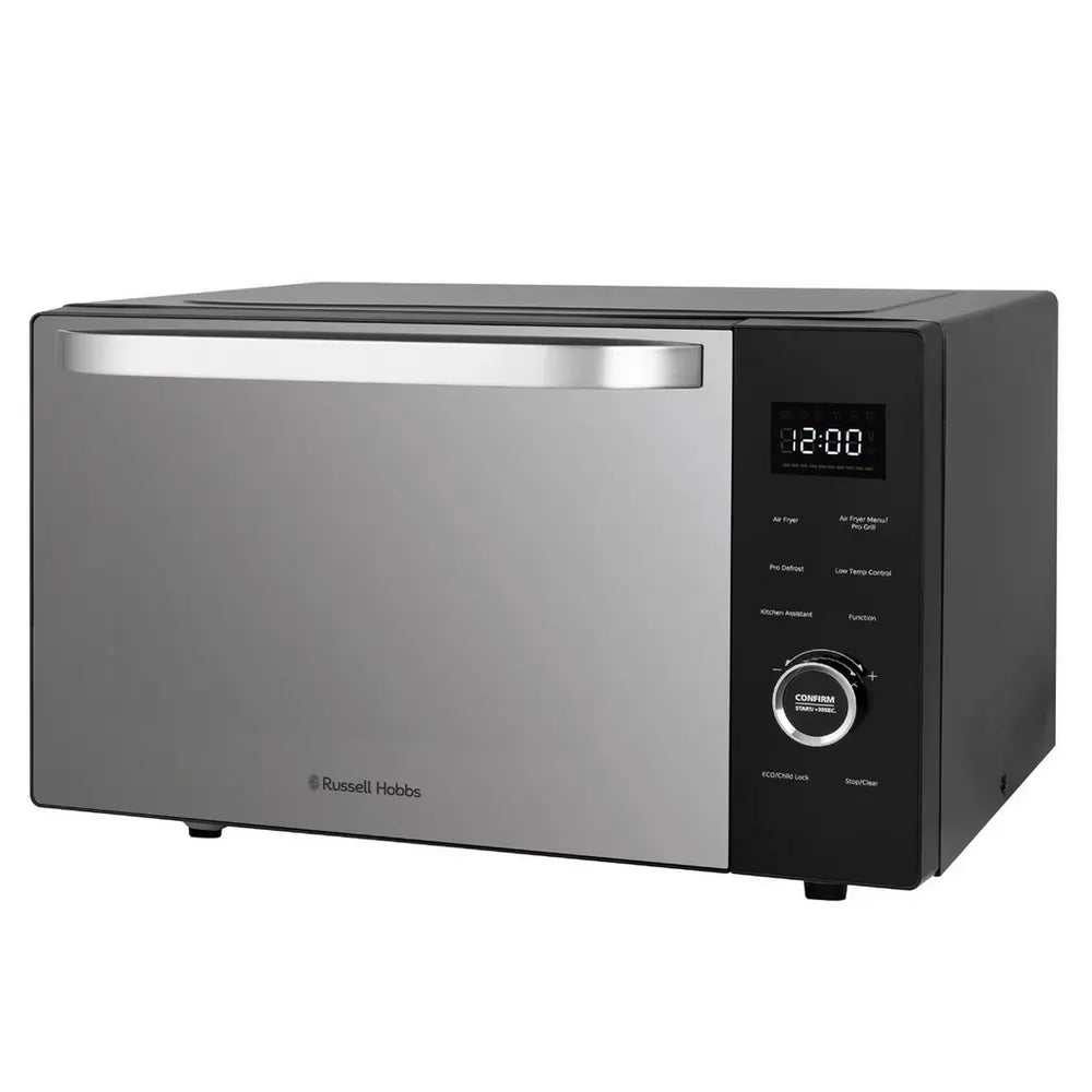 Russell Hobbs RHMT3001B 30 Litre Touch Combination Microwave Oven With Gril and Air Fryer Function, Black