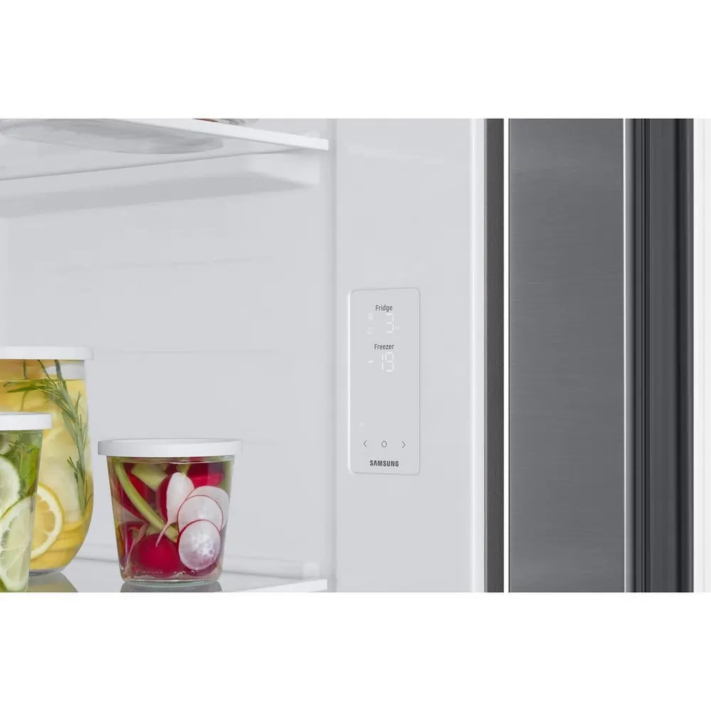 Samsung SpaceMax RS57DG400EM9EU 91cm 60/40 Split Frost Free American Fridge Freezer, Silver