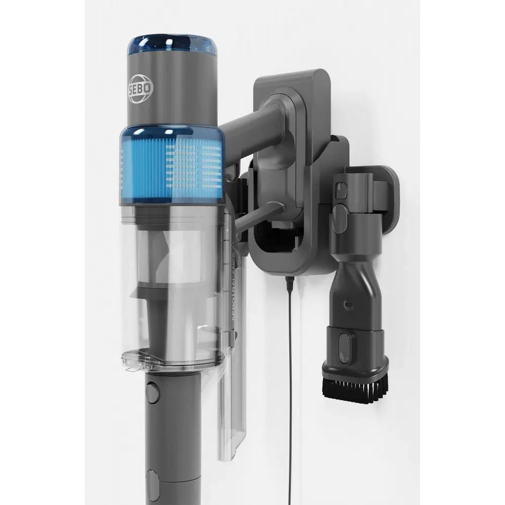 Sebo 95001GB Balance A1 Cordless Stick Vacuum Cleaner With Up To 48 Minutes Run Time, Basalt Grey/Blue