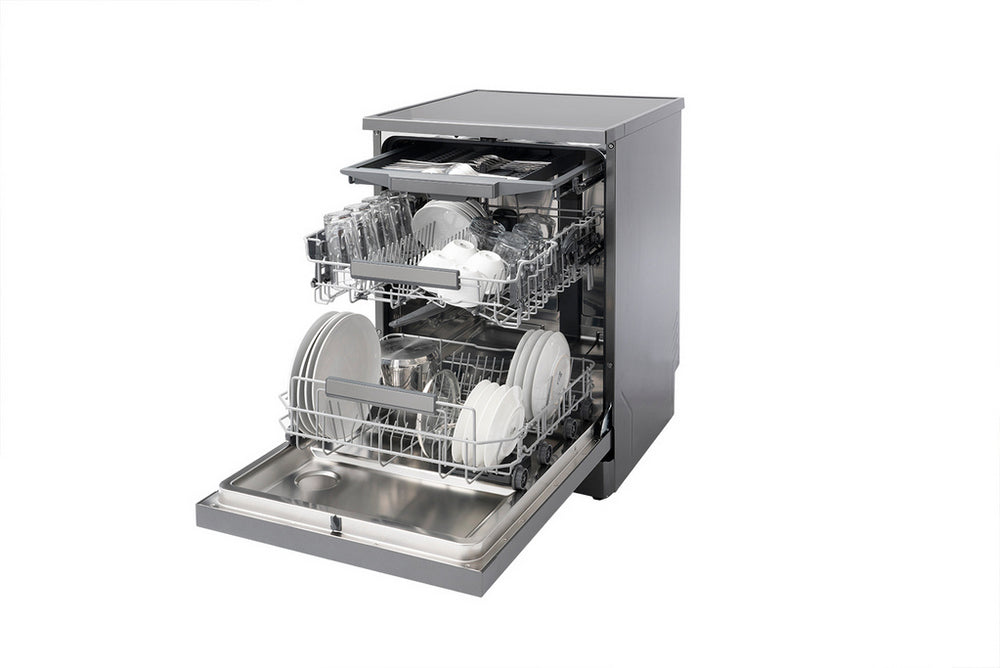 Schonhaus DWSF0115FSBG 60cm Freestanding Dishwasher With 15 Place Settings Capacity, Graphite