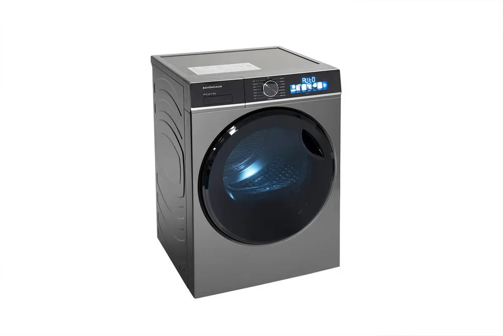 Schonhaus TDSHF018A3G 8kg Heat Pump Tumble Dryer, Graphite