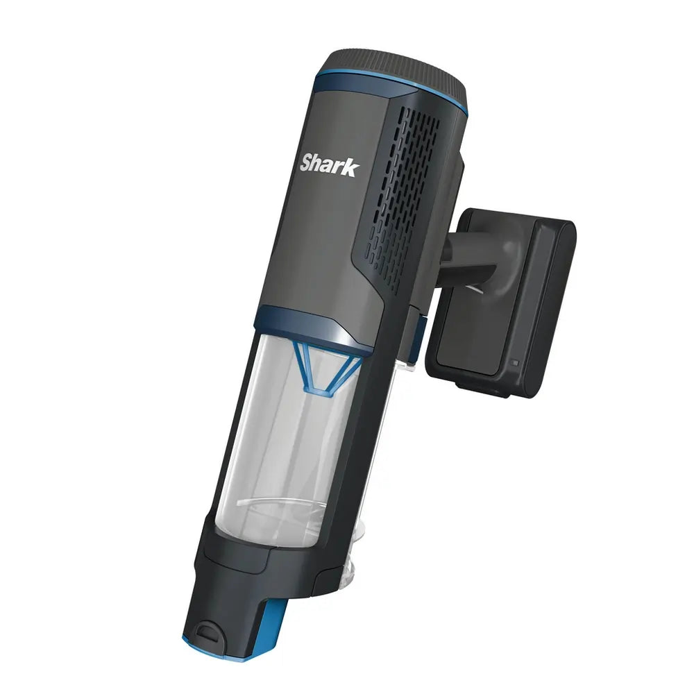 Shark BH102UK PowerBoost Pet Handheld Vacuum With Up To 40 Minutes Run Time, Charcoal With Blue