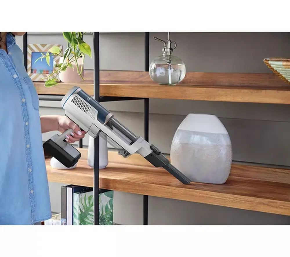 Shark BU3521UK Clean & Empty Cordless Vacuum Cleaner & Auto-Empty System, White