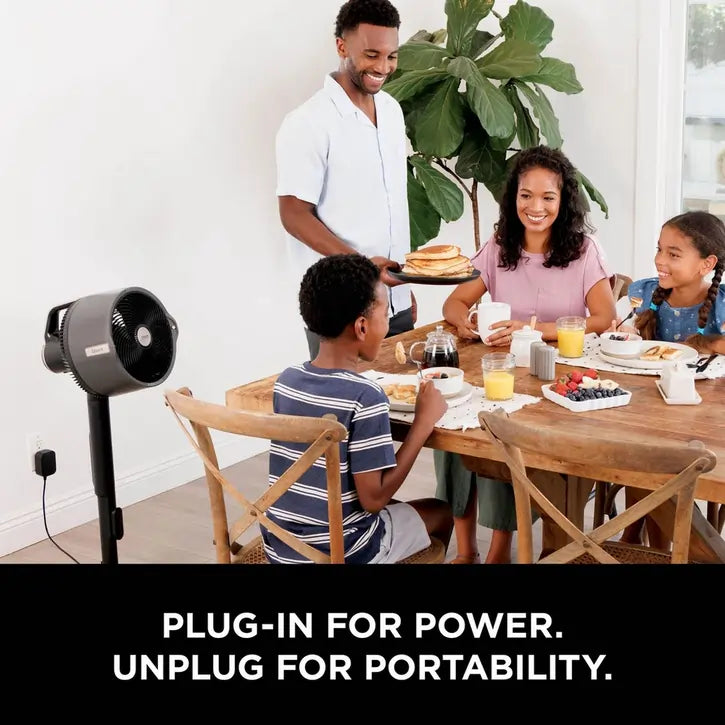 Shark FA300UK FlexBreeze Pro Mist Indoor & Outdoor Fan & Outdoor Misting System - Dark Grey, Charcoal