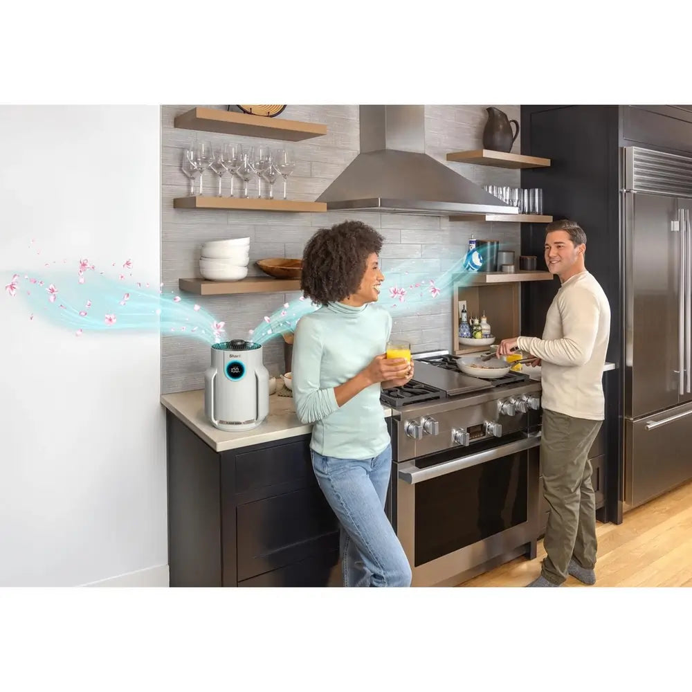 Shark HP072UK NeverChange5 Air Purifier Compact Pro, Dove