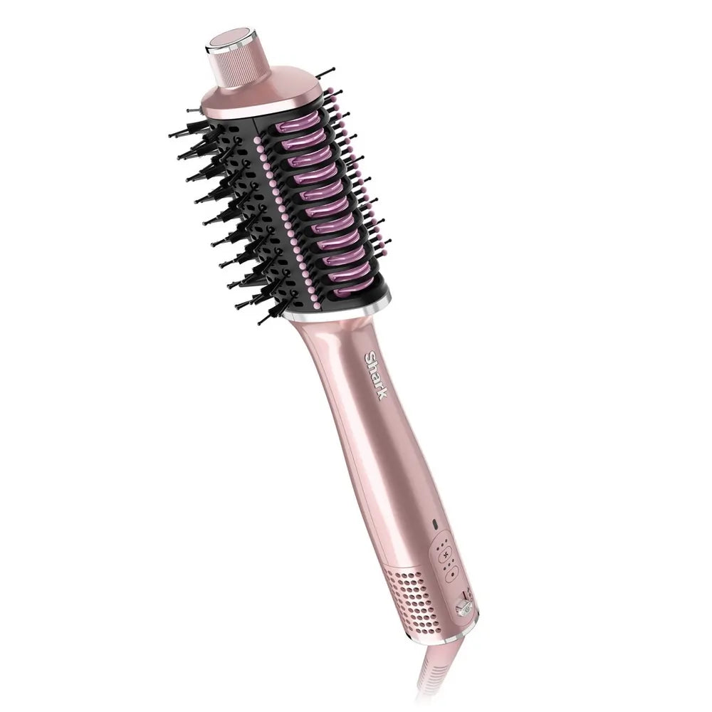 Shark Glossi HT302UKPK 2-in-1 Hot Tool and Air Glosser Brush, Lychee Pink