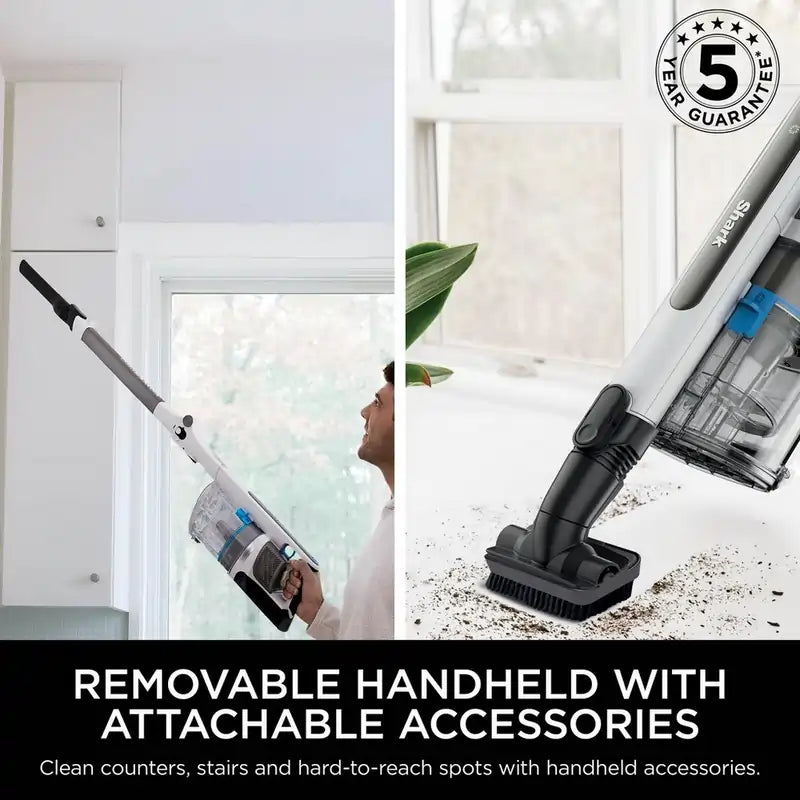 Shark IZ380UKT PowerPro Pet Cordless Stick Vacuum Cleaner With Up To 60 Minutes Run Time, Java Metallic