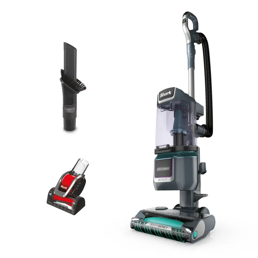 Shark LA791UKT Detect Pet Pro Bagless Upright Corded Vacuum Cleaner, Adriatic Teal / Silver