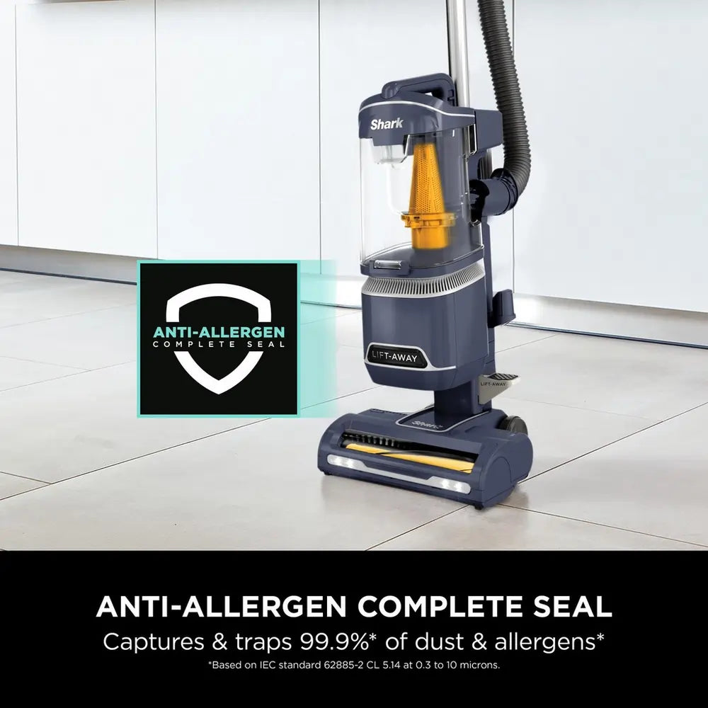 Shark NZ691UKKIT Upright Vacuum Cleaner with Home & Car Detail Accessory Kit, Royal Grey