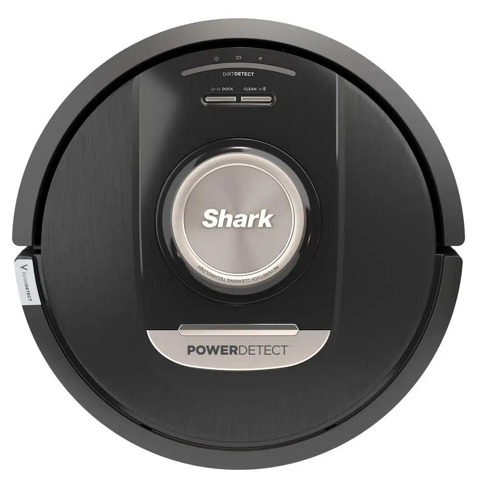 Shark RV2820VEUK PowerDetect Self-Empty Robot Vacuum Cleaner With Up To 100 Minutes Run Time, Black