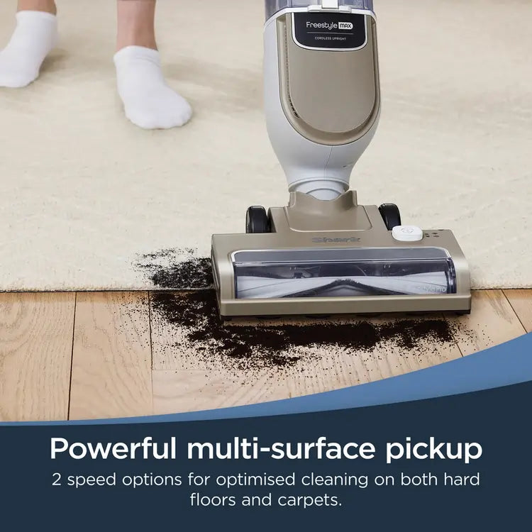 Shark SV2000UK Cordless Upright Vacuum Cleaner, Stone