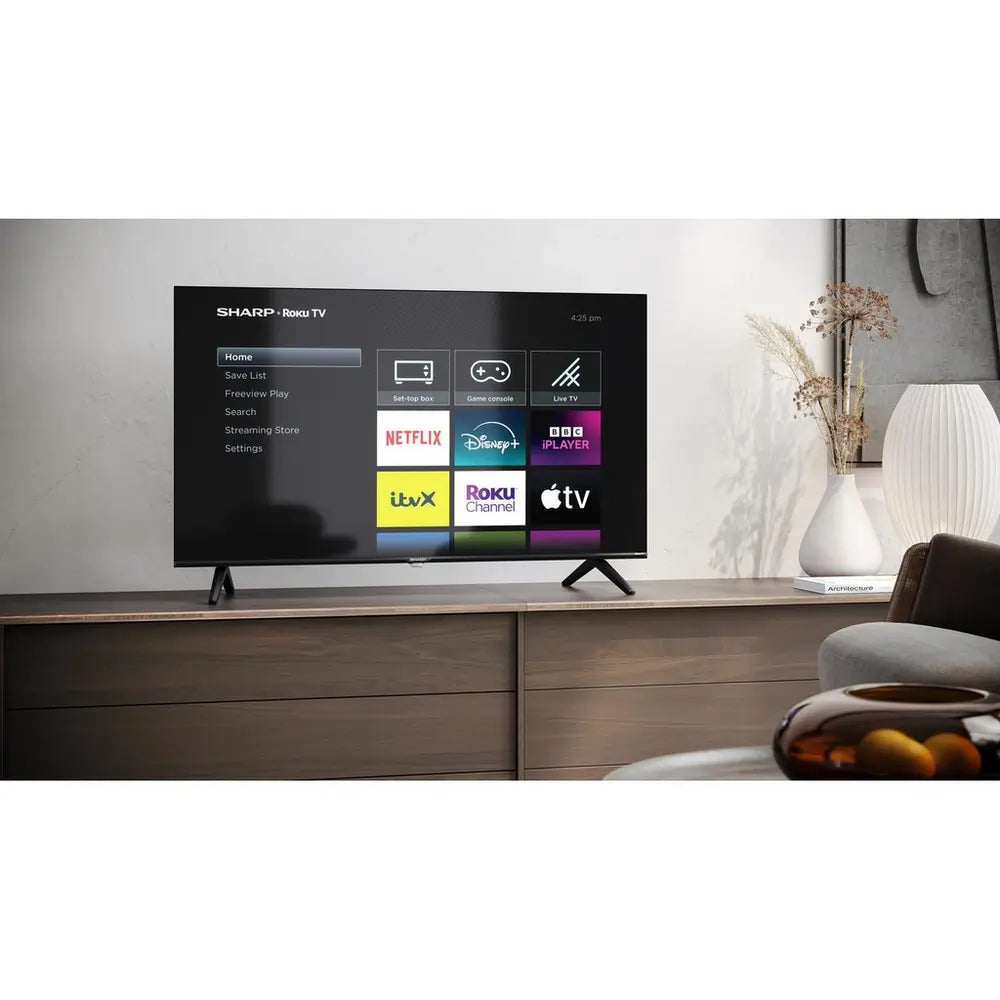 Sharp 2TC40GD2225K 40" Full HD Frameless Smart Roku TV