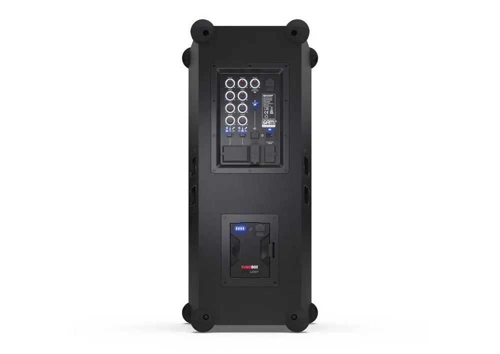 Sharp CPLS100 120W 2.0 Channel Sumobox Speaker - Black | Atlantic Electrics