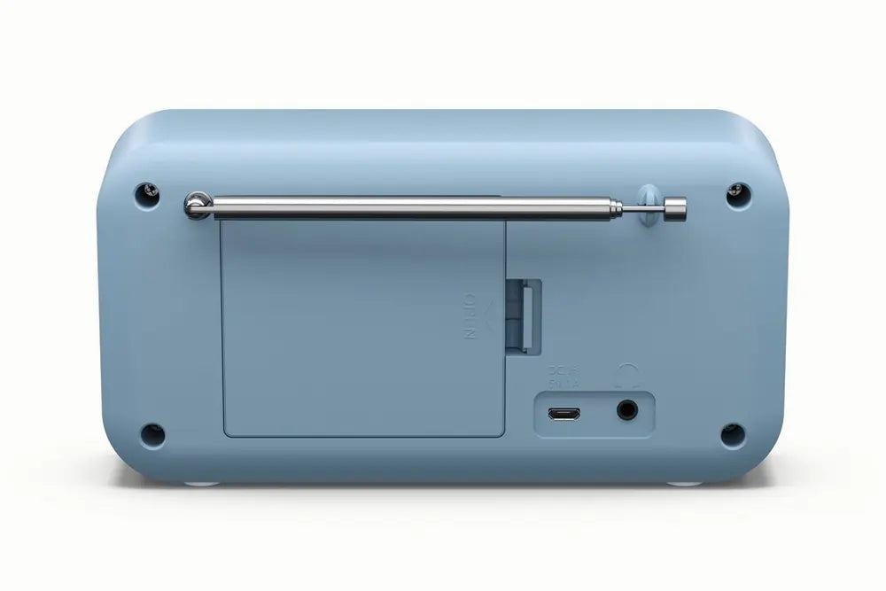 Sharp DRP420BL Tokyo Portable DAB Digital Radio With Bluetooth, Steel Blue