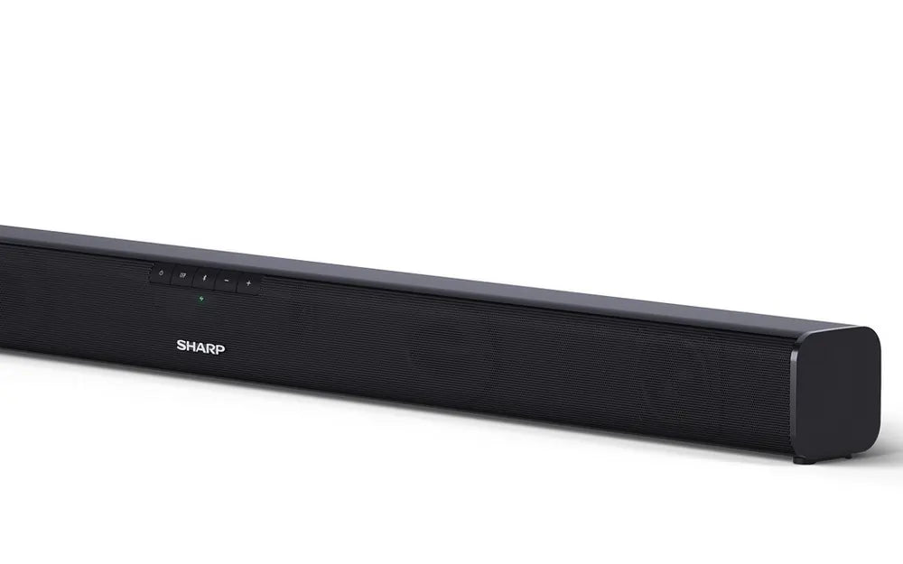 Sharp HTSB110 Wireless 2ch 90W Slim Bluetooth Soundbar, Black
