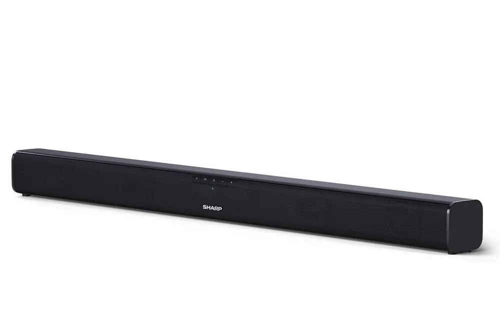 Sharp HTSB110 Wireless 2ch 90W Slim Bluetooth Soundbar, Black